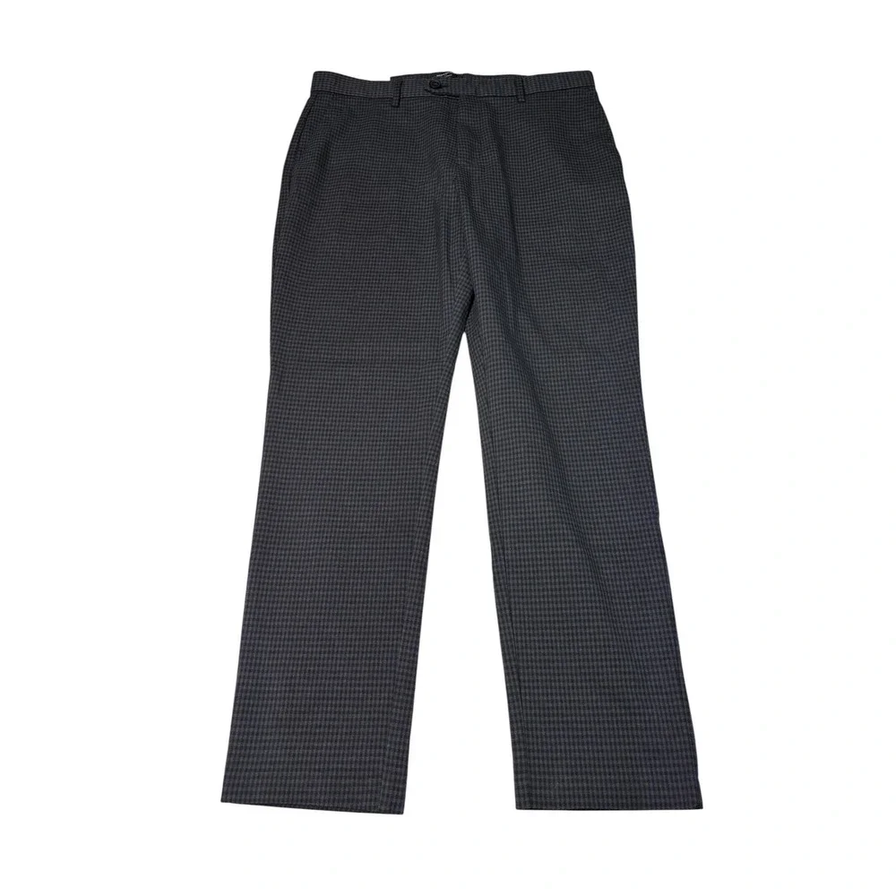 NWT Banana Republic Grayson Slim Tapered Ankle Pants Mens 34x29 Grey Houndstooth